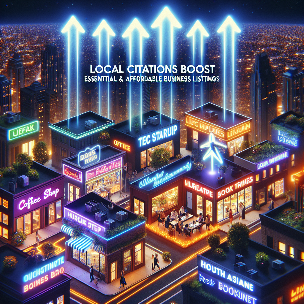 Illustration of Local Citations Boost: Essential & Affordable Business Listings