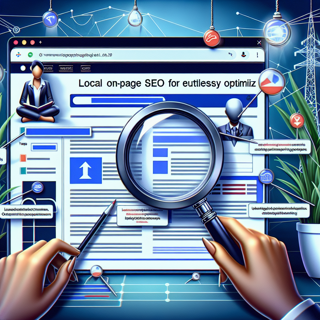 Illustration of Local On-Page SEO Tips: Must-Have Strategies for Effortless Optimization